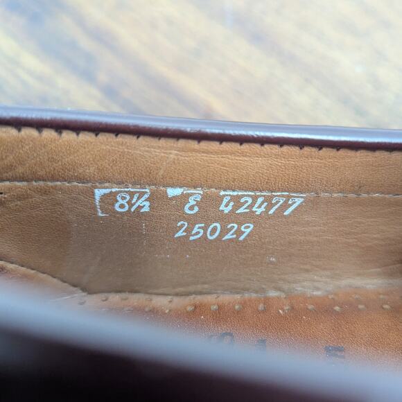 Allen Edmonds Walden Penny Loafers Brown Leather Men’s 8.5 Classic Preppy - Picture 5 of 8